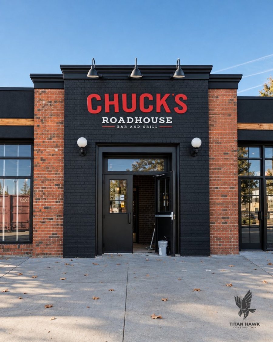 Chuck's Roadhouse restaurant buildout